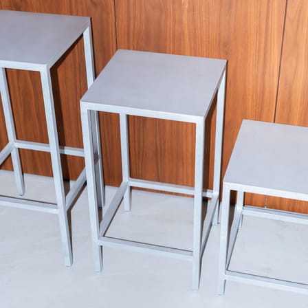 Tabouret Alu Stool métal / Small - H 45 cm - valerie objects