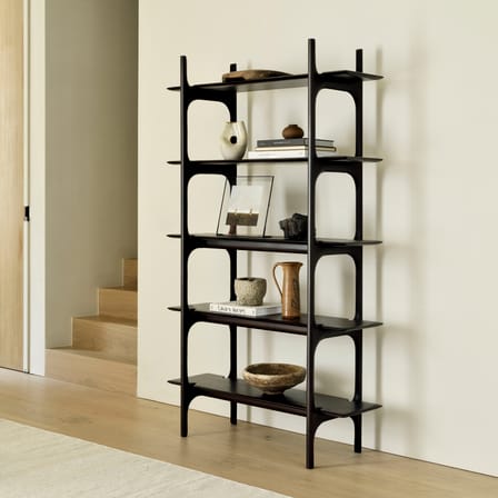 Bibliothèque PI bois marron / L 110 x H 187 cm - Ethnicraft