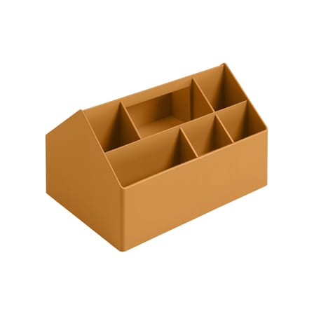 Boîte Sketch plastique orange marron / 26 x 17,5 cm - Plastique recyclé - Muuto
