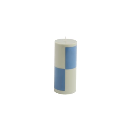 Bougie bloc Column cire multicolore / Ø 6,5 x H 15 cm - Hay