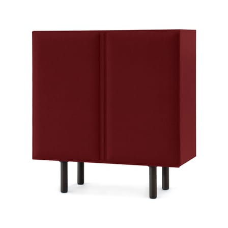 Buffet Tacito rouge / L 100 x H 107 cm - Portes en feutre - Magis