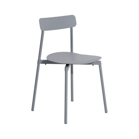 Chaise empilable Fromme métal gris / Aluminium - Petite Friture