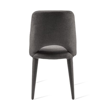 Chaise rembourrée Holy tissu gris - POLSPOTTEN
