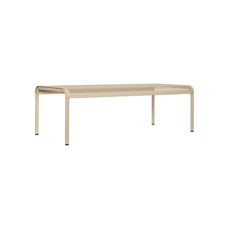 Dapple Coffee table metal beige / 114 x 57 x H 38.5 cm - Ferm Living