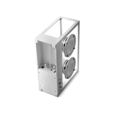 Enceinte Bluetooth Small transparente / L 26 x H 20 cm - Verre trempé - Transparent Speaker