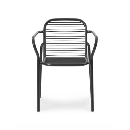 Esssessel stapelbar Vig metall schwarz - Normann Copenhagen