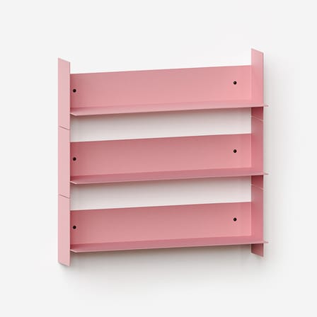 Étagère Pli métal rose / L 60 x P 15 cm - TIPTOE