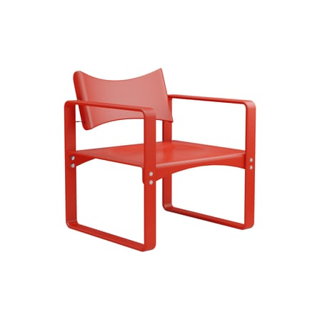Fauteuil Series 270 F bois rouge / Verner Panton (1965) - Verpan