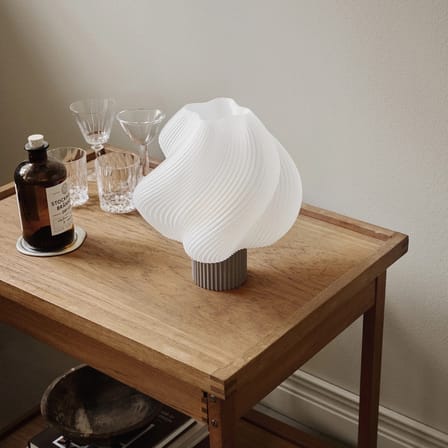Lampe de table Soft Serve Regular marron / H 26 cm - CRÈME ATELIER