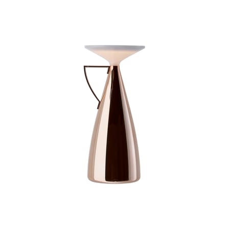 Lampe sans fil rechargeable Camomille LED cuivre / By Philippe Starck - Recyclé - Kartell