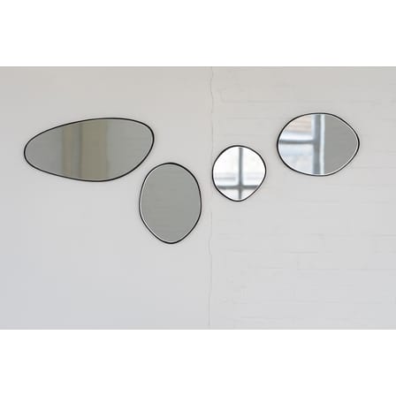 Miroir mural C métal noir / 30 x 23 cm - Serax