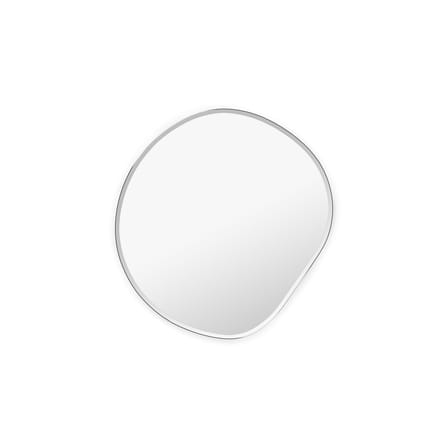 Miroir mural Pond Small gris argent métal / 52 x 50 cm - Ferm Living