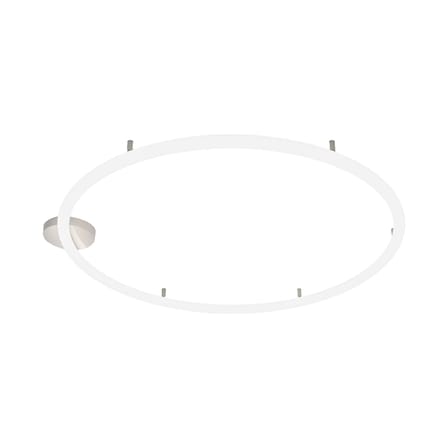 Applique Alphabet of light Circular plastique blanc / LED - Ø 155 cm / Bluetooth - Artemide