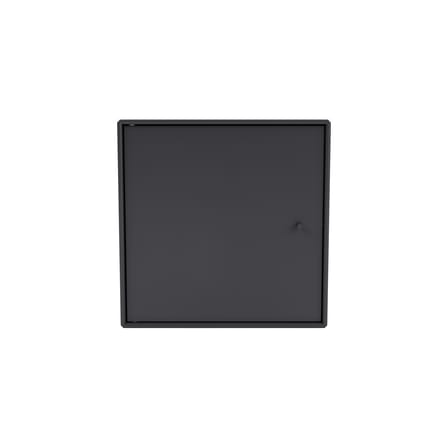 Rangement mural Montana Mini 1003 bois gris / Porte droite - 35 x 35 x P 25 cm - MONTANA