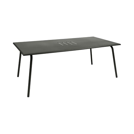 Table rectangulaire Monceau métal vert gris / 194 x 94 cm - 8 personnes - Fermob
