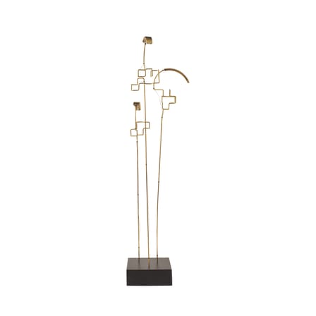 Boucle LED Wireless rechargeable lamp gold metal / H 47 cm - USB charging - DCW éditions