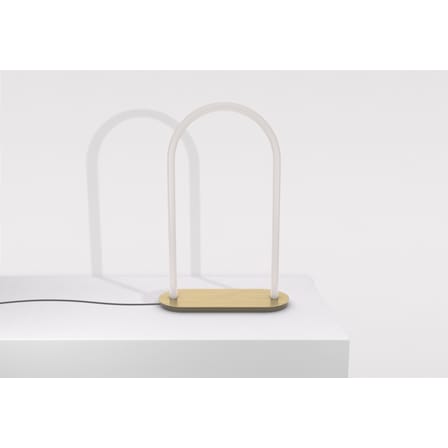 Lampe de table Unseen LED Large plastique blanc / H 60 cm / Seconde vie - Petite Friture