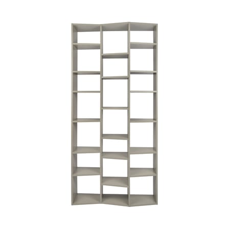 Bibliothèque New York 007 bois gris / L 110 x H 224 cm - POP UP HOME