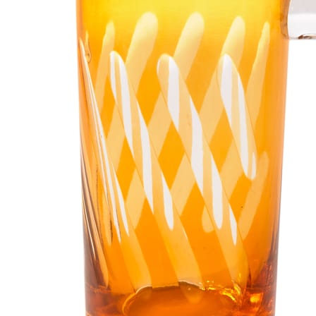 Carafe Tubular verre orange / 1 Litre - Pols Potten