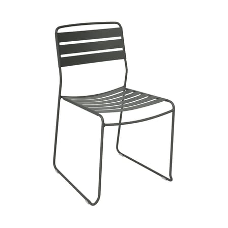 Chaise empilable Surprising métal vert gris - Fermob