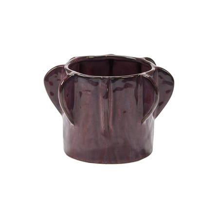 Molly 02 Flower-pot holder ceramic purple / Vase - Ø 22 x H 15 cm - Serax