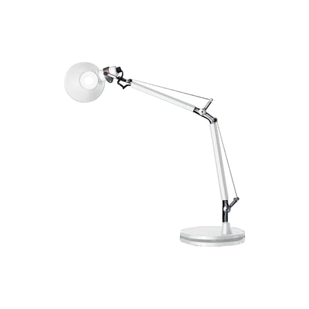 Lampada da ufficio Tolomeo Micro metallo bianco / 1987 - Artemide