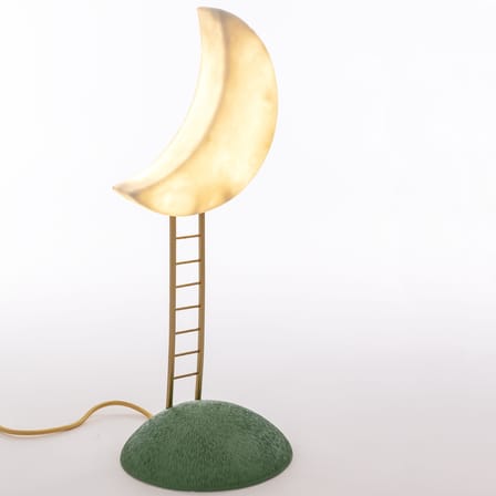 Lampe de table My Secret Place plastique vert blanc or / H 51cm - Seletti
