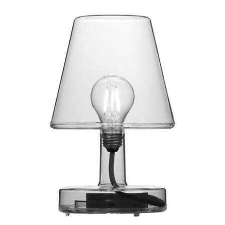 Lampe sans fil rechargeable Transloetje LED plastique gris / Ø 16 x H 25 cm - Fatboy