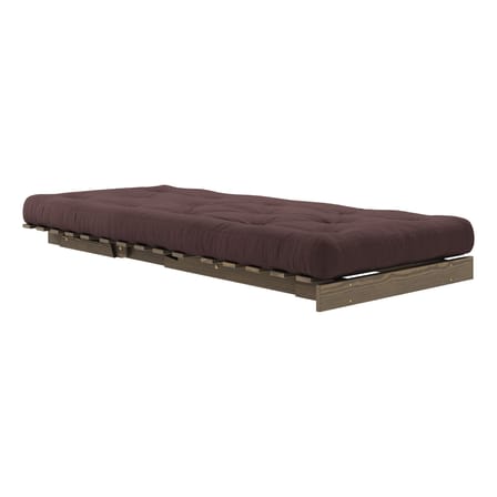 Fauteuil convertible Roots / Dormeuse & lit d'appoint - 3 positions / Structure marron - KARUP DESIGN
