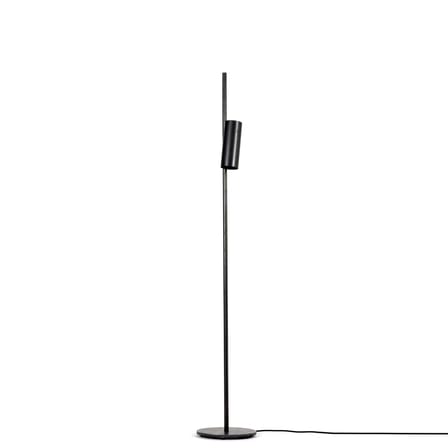 Sofisticato NR.15 Floor lamp metal black / Small reading lamp - H 140 cm / Adjustable Spotlight - Serax