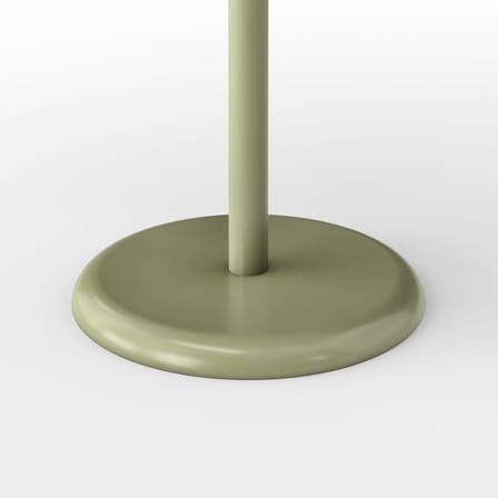 Table ronde Groove métal vert / Ø 70 cm - Tom Dixon