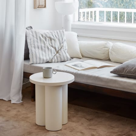 Tabouret Oly bois beige - NOO.MA