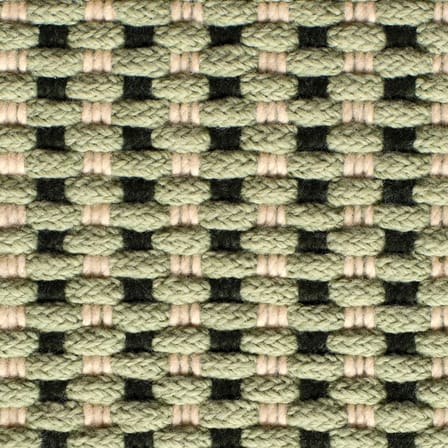Tappeto Cord tessuto verde / 70 x 250 cm - Riciclato - Tom Dixon