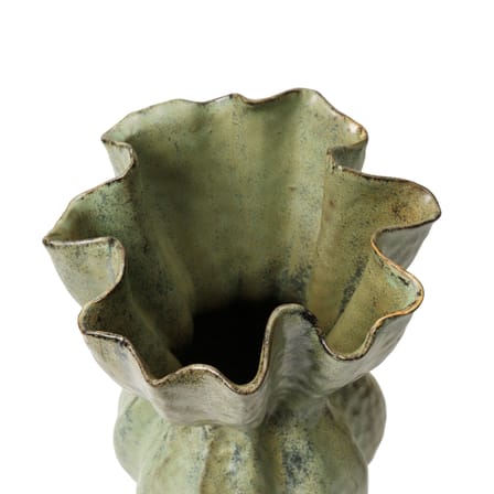 Vase Cori keramik grün / H 36 cm - BROSTE COPENHAGEN