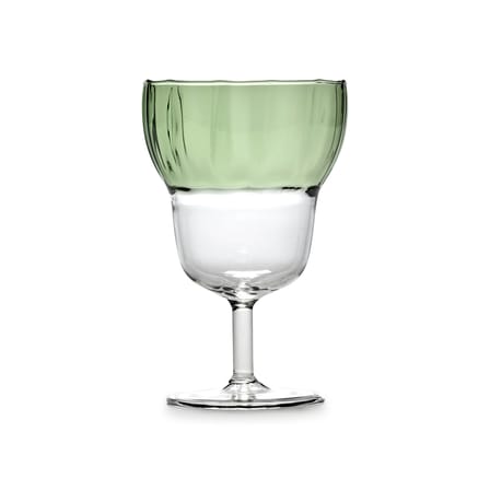 Weinglas Yam 05 glas grün / Set von 4 - Serax