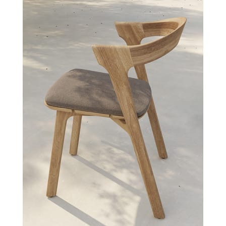 Zubehör Outdoor textil braun beige / Sitzkissen für den Gartenstuhl „Bok“ - Ethnicraft