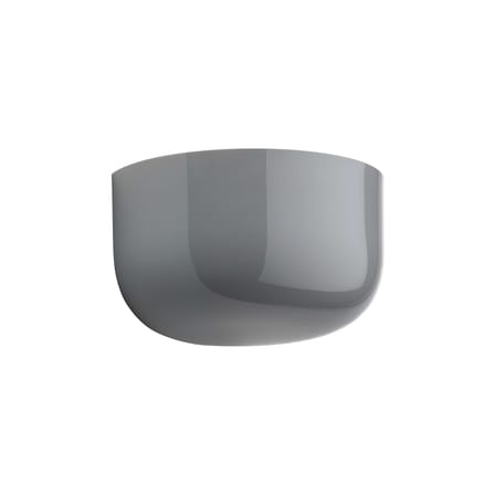 Applique Bellhop Wall Up plastique gris / LED  / L 19,1 cm - Flos