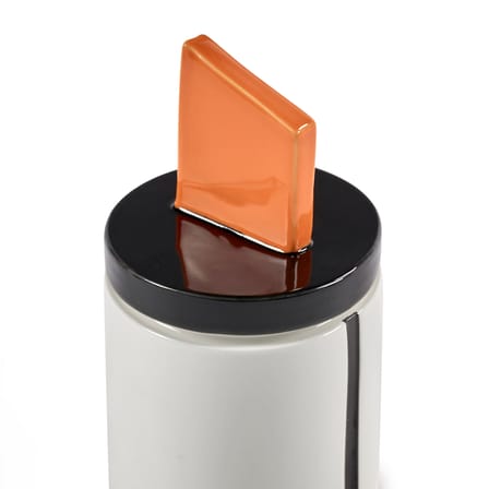 Bougie parfumée Candela 02 Small céramique blanc / Ø 8,5 x H 14 cm - Serax