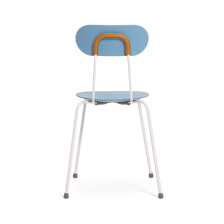 Chaise empilable Mariolina plastique bleu / Enzo Mari, 2002 - Magis