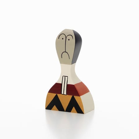 Décoration Wooden Dolls - No. 17 bois multicolore / By Alexander Girard, 1952 - Vitra