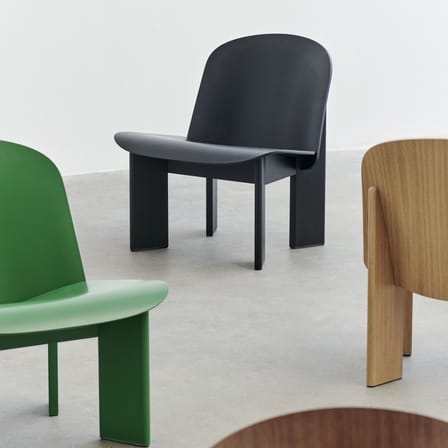 Fauteuil Chisel bois noir - Hay