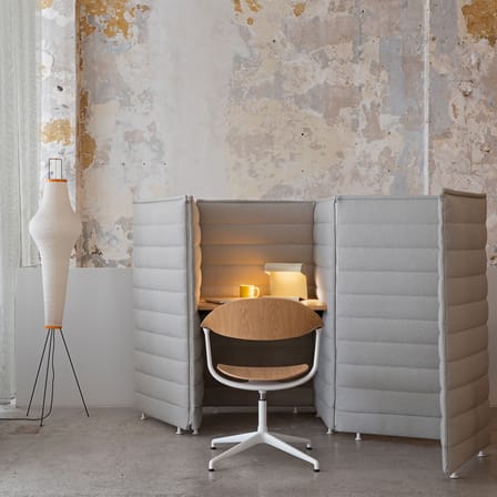 Fauteuil pivotant Mynt / Chêne - Vitra