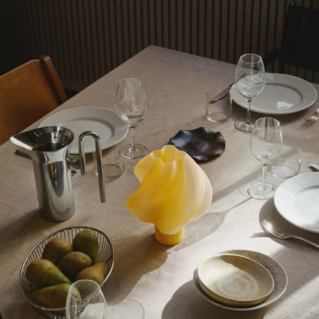 Lampe sans fil rechargeable Soft Serve jaune - CRÈME ATELIER