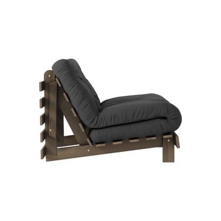 Fauteuil convertible Roots / Dormeuse & lit d'appoint - 3 positions / Structure marron - KARUP DESIGN