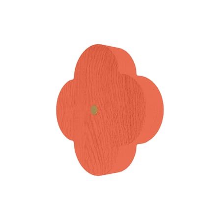 Patère Andrée bois orange Large / Ø 10 cm - Hartô