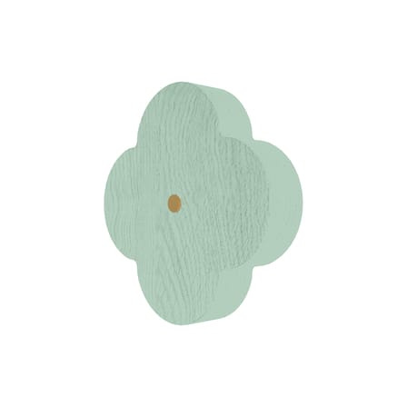 Patère Andrée bois vert Large / Ø 10 cm - Hartô