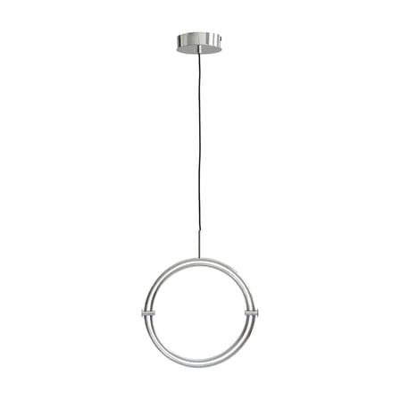 Maru Big LED Pendant metal silver / Modular Rings - Ø 41 cm - 101 COPENHAGEN