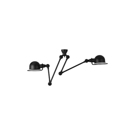 Suspension Loft métal noir /Double - 2 bras - L max 130 cm - Jieldé