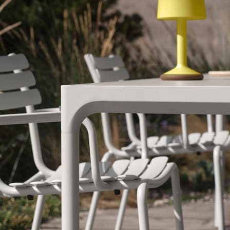 Table rectangulaire Four Ceramic céramique blanc / 210 x 90 cm - Houe