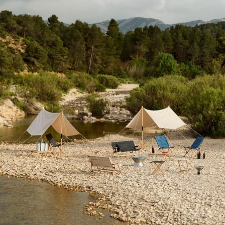 Tente de plage Outdoor Market / 300 x 200 x H 240 cm - Jasper Morrison - Hay
